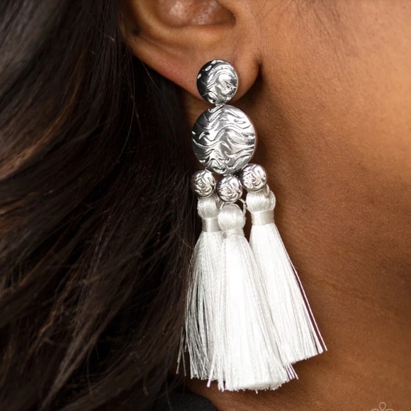 Bundle of Three Pairs of Quality Costume Silver Earrings See Photos & Read Below - Picture 3 of 6
